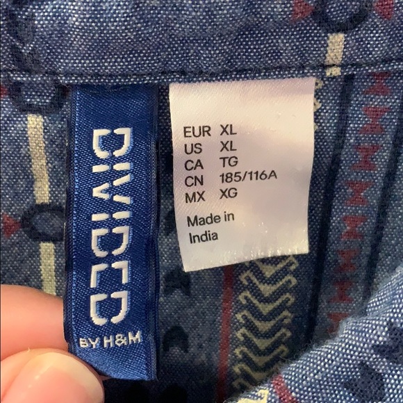 Tribal Print Button Down - Picture 2 of 2